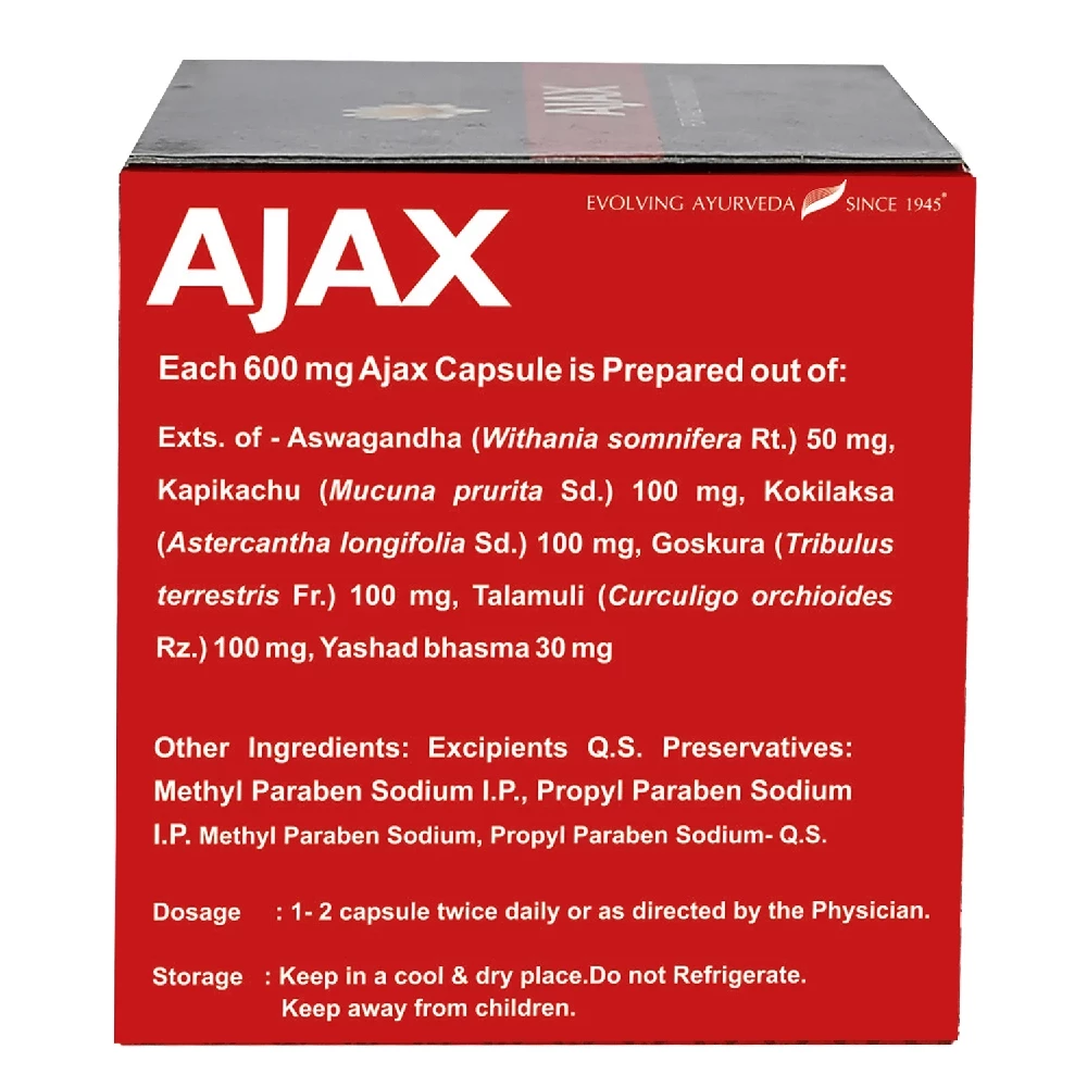 Kerala Ayurveda Ajax Capsules, 50 Tablets-2.webp